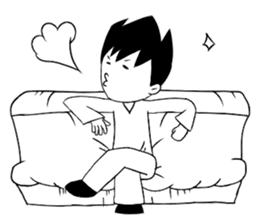 Minami -kun of the South Island sticker #9051693