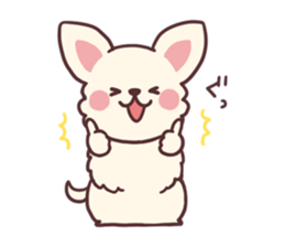 Small fluffy Chihuahua sticker #9052461