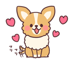 Small fluffy Chihuahua sticker #9052466
