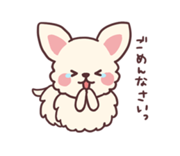 Small fluffy Chihuahua sticker #9052470