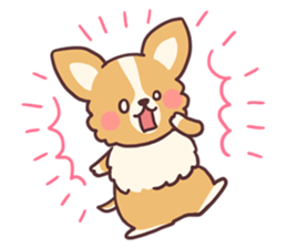 Small fluffy Chihuahua sticker #9052484