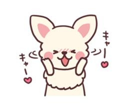 Small fluffy Chihuahua sticker #9052491