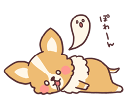 Small fluffy Chihuahua sticker #9052493