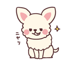 Small fluffy Chihuahua sticker #9052494