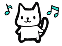 Everyday Sticker of small cat sticker #9052735