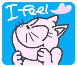 Cat / Chat 1 English ver. sticker #9052865