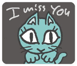 Cat / Chat 1 English ver. sticker #9052890