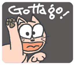 Cat / Chat 1 English ver. sticker #9052891