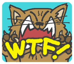 Cat / Chat 1 English ver. sticker #9052893