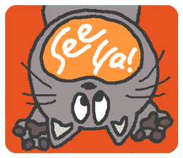 Cat / Chat 1 English ver. sticker #9052894