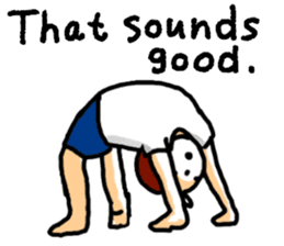 Gymnastic formation_English Ver. sticker #9053577