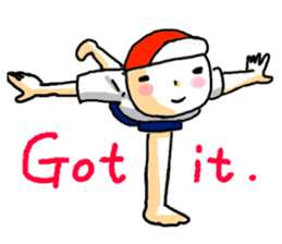 Gymnastic formation_English Ver. sticker #9053578