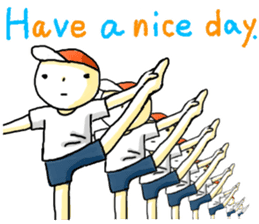 Gymnastic formation_English Ver. sticker #9053581