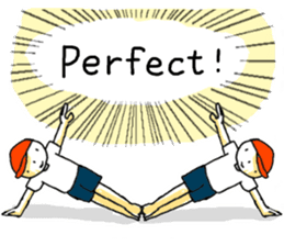 Gymnastic formation_English Ver. sticker #9053582