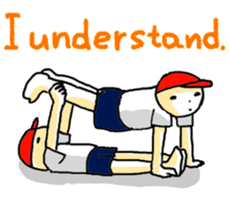 Gymnastic formation_English Ver. sticker #9053586