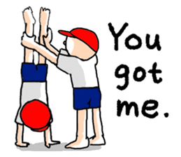 Gymnastic formation_English Ver. sticker #9053587