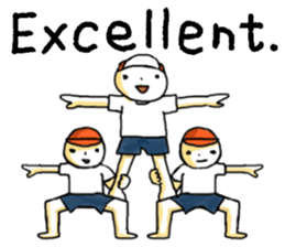 Gymnastic formation_English Ver. sticker #9053592