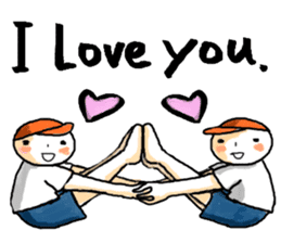 Gymnastic formation_English Ver. sticker #9053593