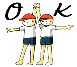 Gymnastic formation_English Ver. sticker #9053595