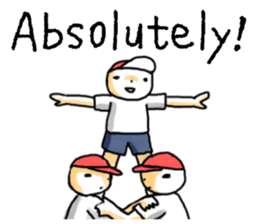 Gymnastic formation_English Ver. sticker #9053596