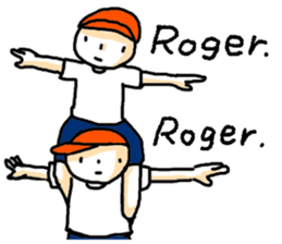 Gymnastic formation_English Ver. sticker #9053599