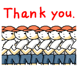 Gymnastic formation_English Ver. sticker #9053600