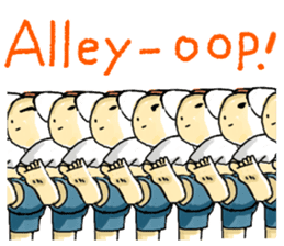 Gymnastic formation_English Ver. sticker #9053601