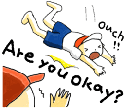 Gymnastic formation_English Ver. sticker #9053605