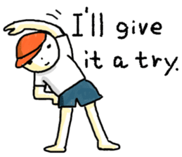 Gymnastic formation_English Ver. sticker #9053609