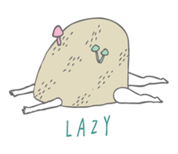 little red mushroom sticker #9054176