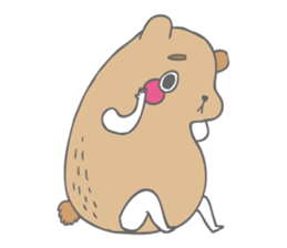 little red mushroom sticker #9054190