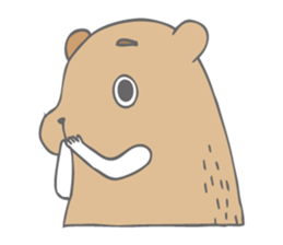 little red mushroom sticker #9054195