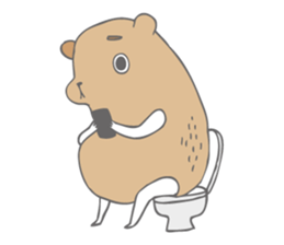 little red mushroom sticker #9054211