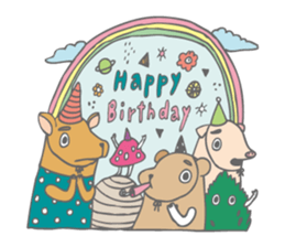 little red mushroom sticker #9054214