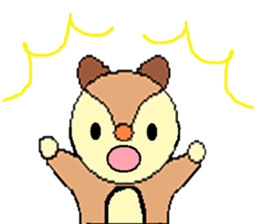 Cute Squirrels sticker #9054283