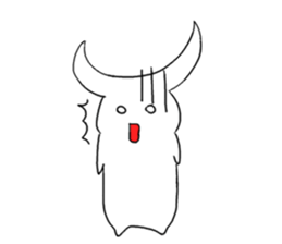 White stag sticker #9054715