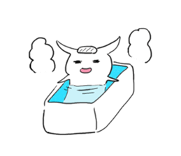 White stag sticker #9054725