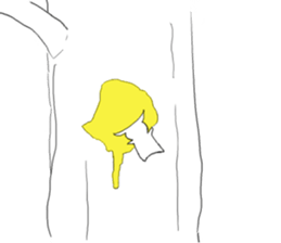 White stag sticker #9054732