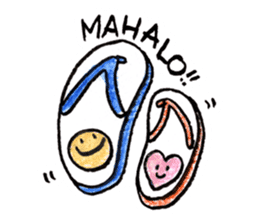 Aloha Sticker sticker #9054870