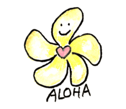 Aloha Sticker sticker #9054871