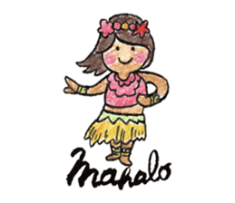 Aloha Sticker sticker #9054886