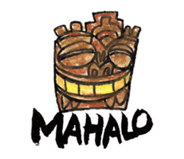 Aloha Sticker sticker #9054888