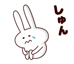 Cute sticker of everyday rabbit sticker #9055555