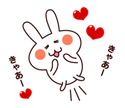 Cute sticker of everyday rabbit sticker #9055565