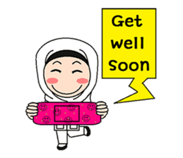 Hijab Nurse (English version) sticker #9056639