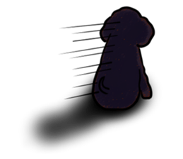 fluffy moco5 sticker #9056764