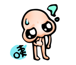Mr.Nostril's Daily life vo.1- HELLO! sticker #9057122