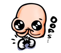 Mr.Nostril's Daily life vo.1- HELLO! sticker #9057129