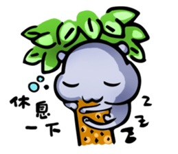 Mr.Nostril's Daily life vo.1- HELLO! sticker #9057131