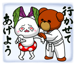 Kinjisou Rabbit Kekke chan the 4th Xmas sticker #9057220